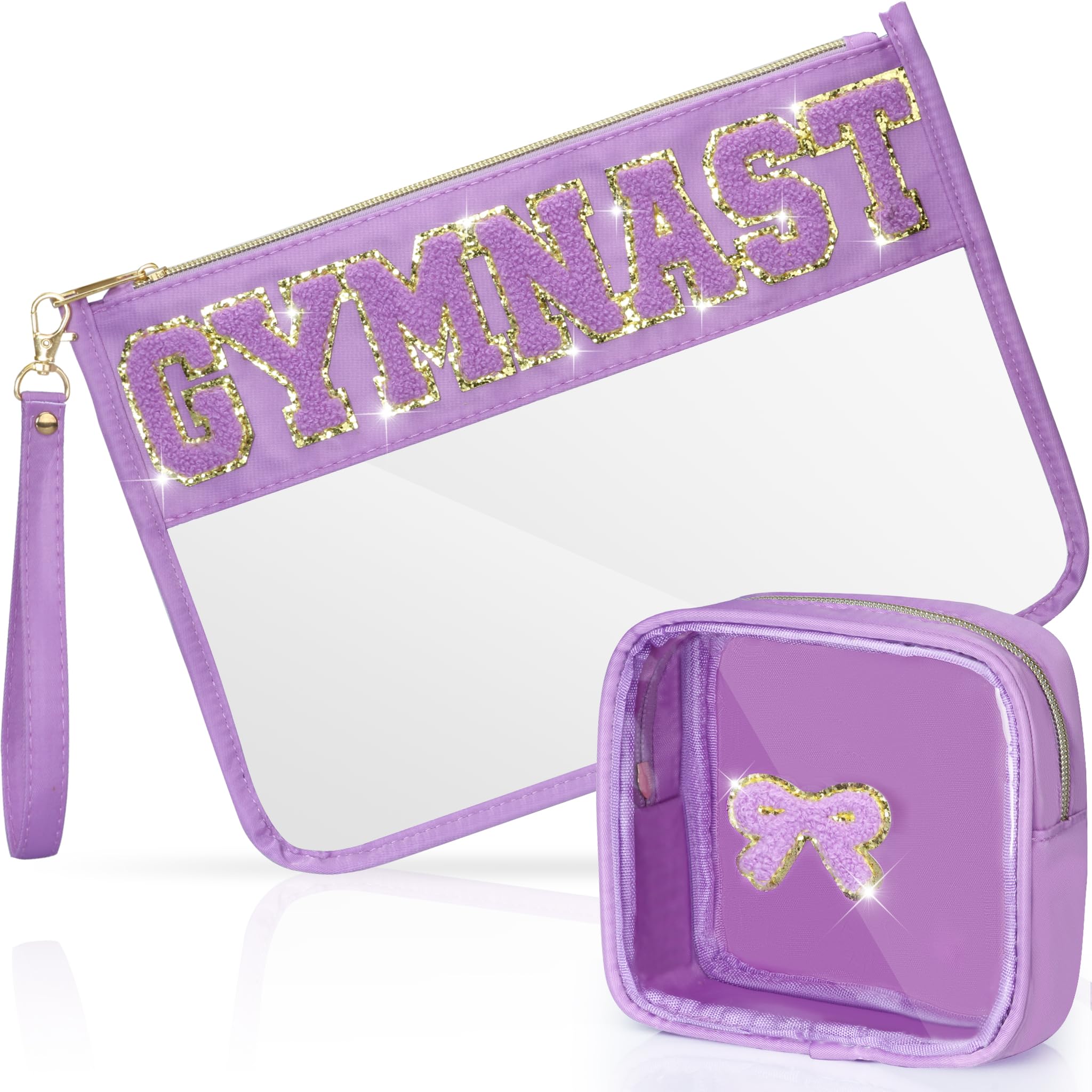 BuyCard 2 Pcs Gymnastics Gifts Cosmetic Makeup Bag