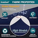 Granbest Premium Water-Repellent 3 Seater Sofa Cover Navy Blue view 3