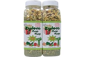Two 10-ounce Shakers of Zydeco Chop Chop Cajun Seasoning Base (2 Pack)