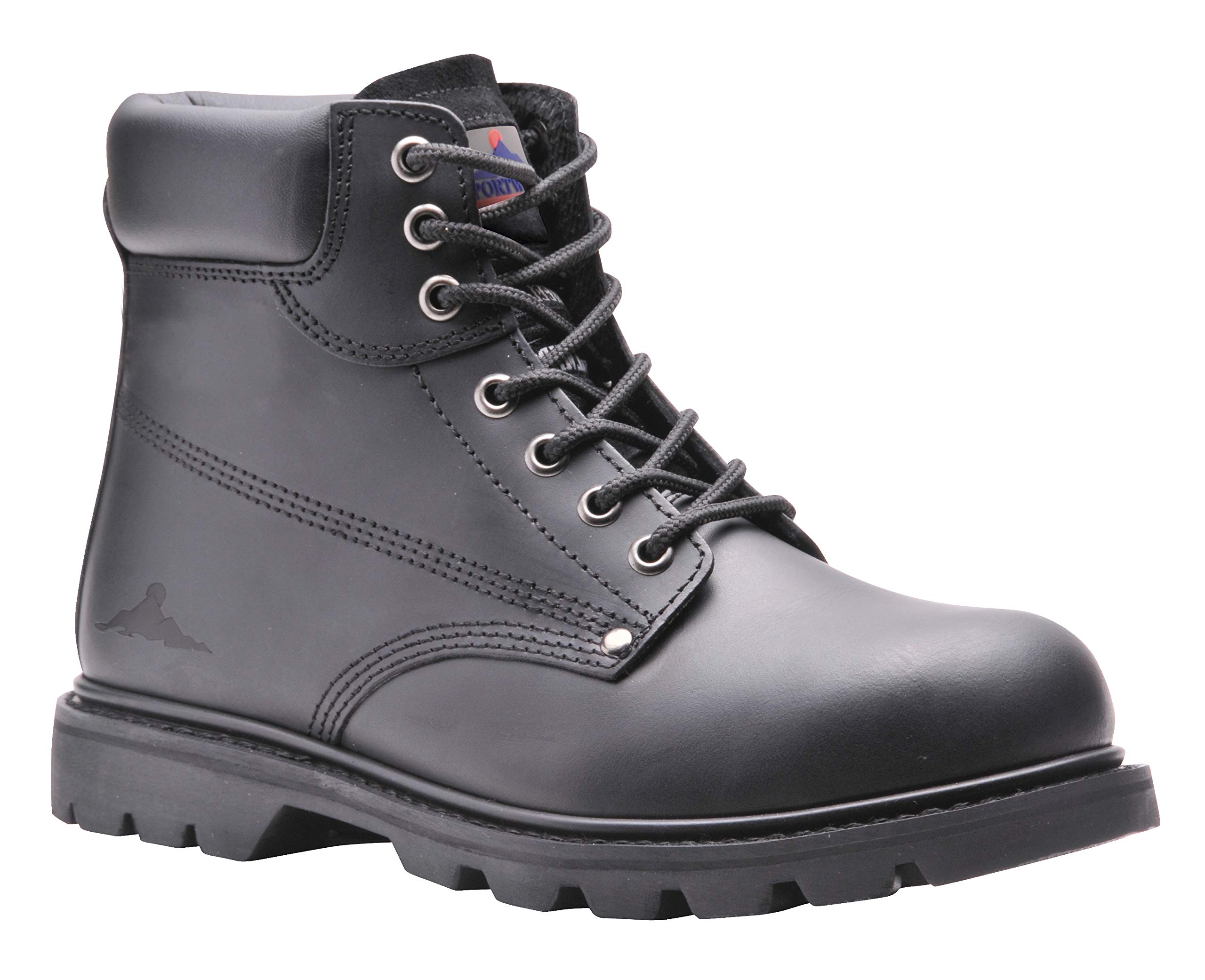 Portwest Steelite Welted Safety Boot SBP HRO, Size: 43, Colour: Black, FW16BKR43