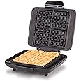 Dash No-Drip Waffle Iron, Silver