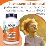 Now Foods Potassium Chloride Powder 227g Lab-Tested Gluten Free Soy Free view 3