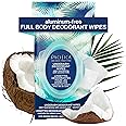 Pacifica Deodorant Wipes - Coconut Milk Underarm & Full Body Deodorant Wipes - Removes Sweat & Oil - Aluminum-Free - Natural Feminine Odor Control Clean Vegan & Cruelty-Free Dermatologist Tested