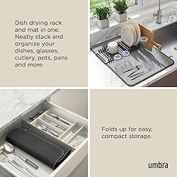 Umbra 330720-149 UDRY Drying Rack and Microfiber