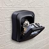 iGadgitz Home U7247 Black 4-Digit Combination Outdoor Key Lock Box Safe view 3