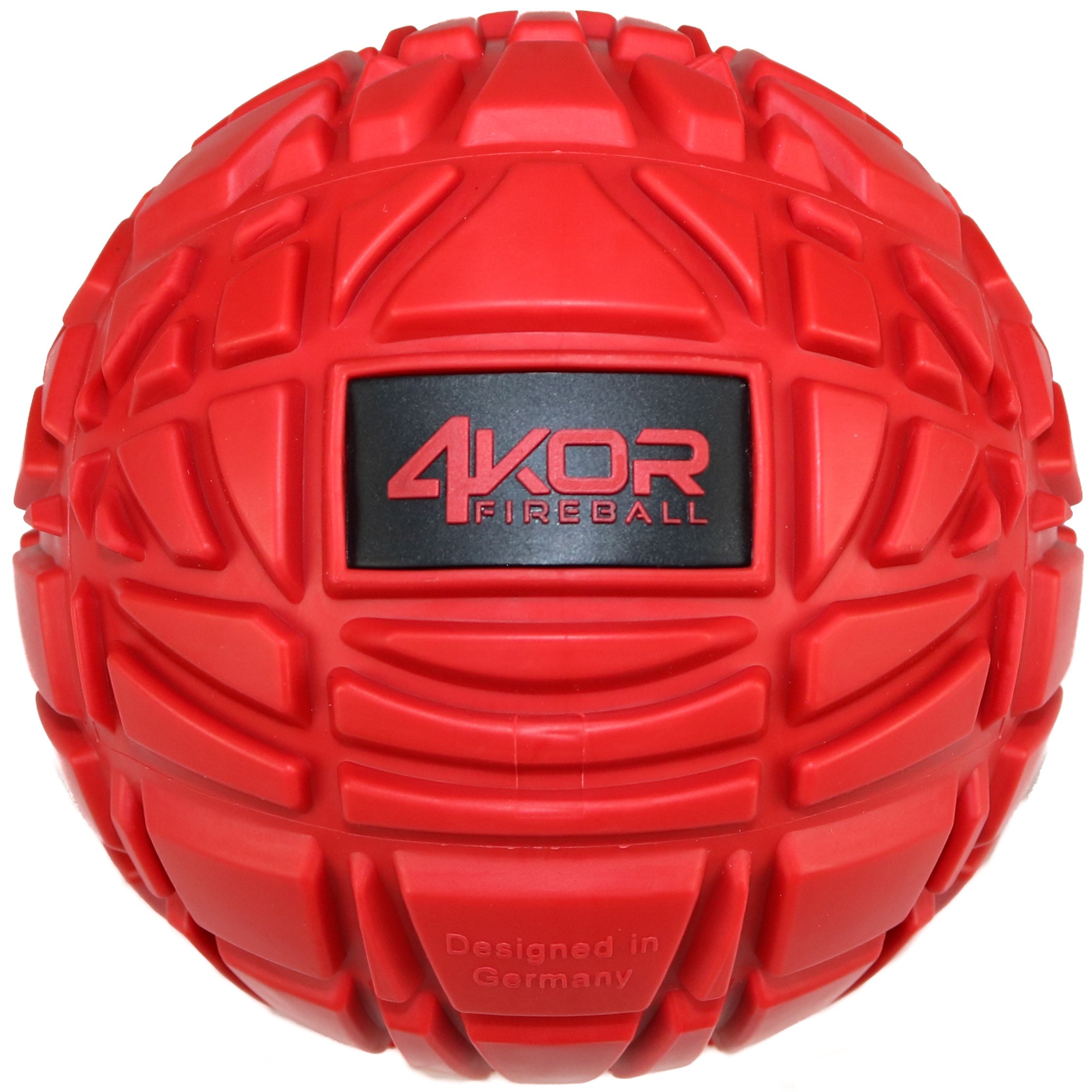 4KOR Fitness Massage Ball for Deep Tissue Muscle Recovery, Perfect for Myofascial Release and Trigger Point Therapy (12 Centimeter Diameter)