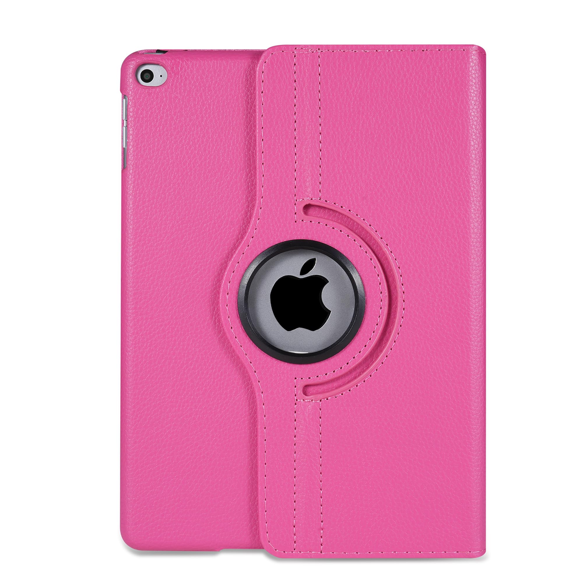 360° Rotate Stand Cover For Apple iPad Air 1 Air 2 iPad 9.7 2017/2018 5th and 6th Generation (Pink)