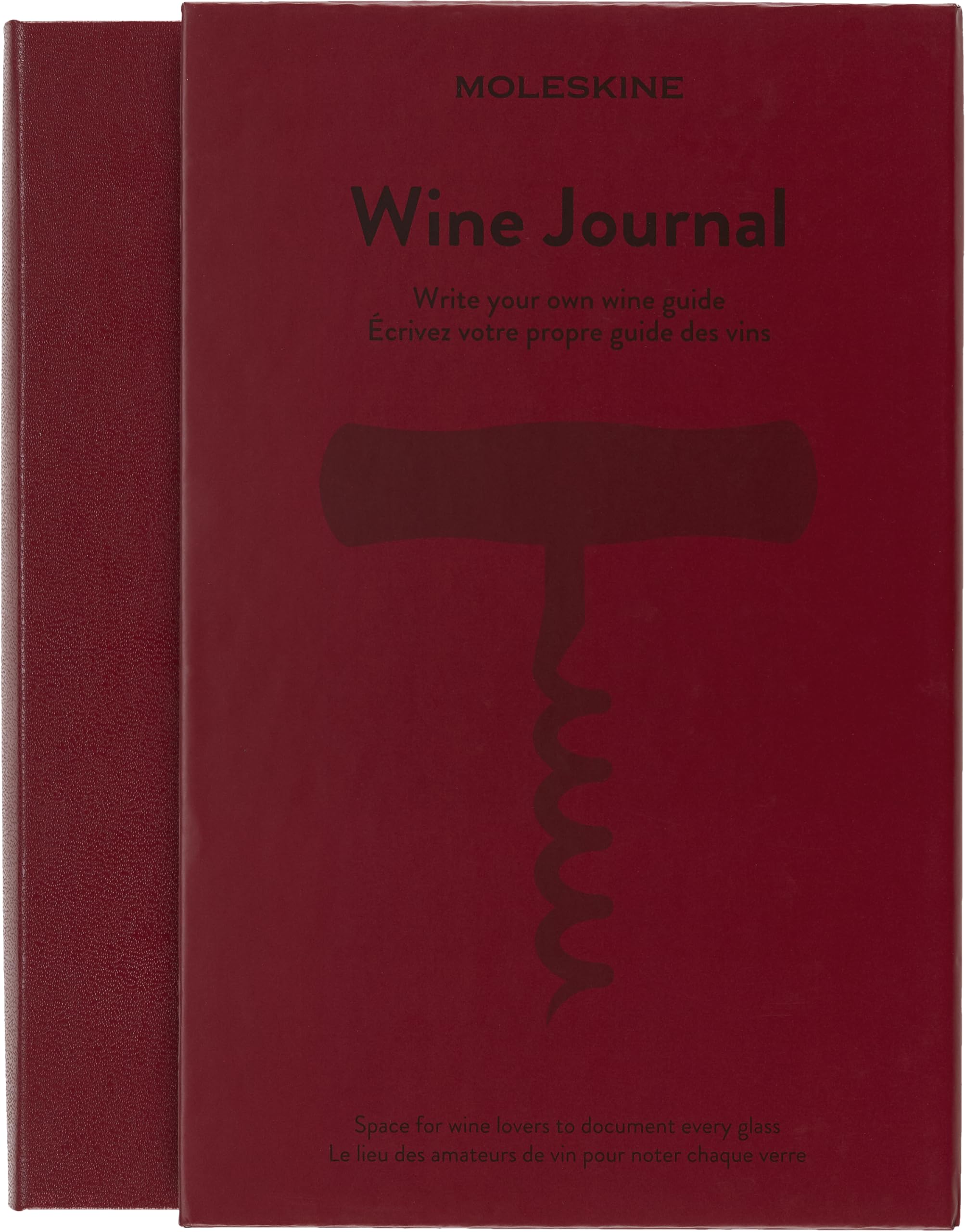 Moleskine - Wine Journal, Theme Notebook - Hardcover Notebook to Collect and Organise Your Wine - Large Size 13 x 21 cm - 400 Pages