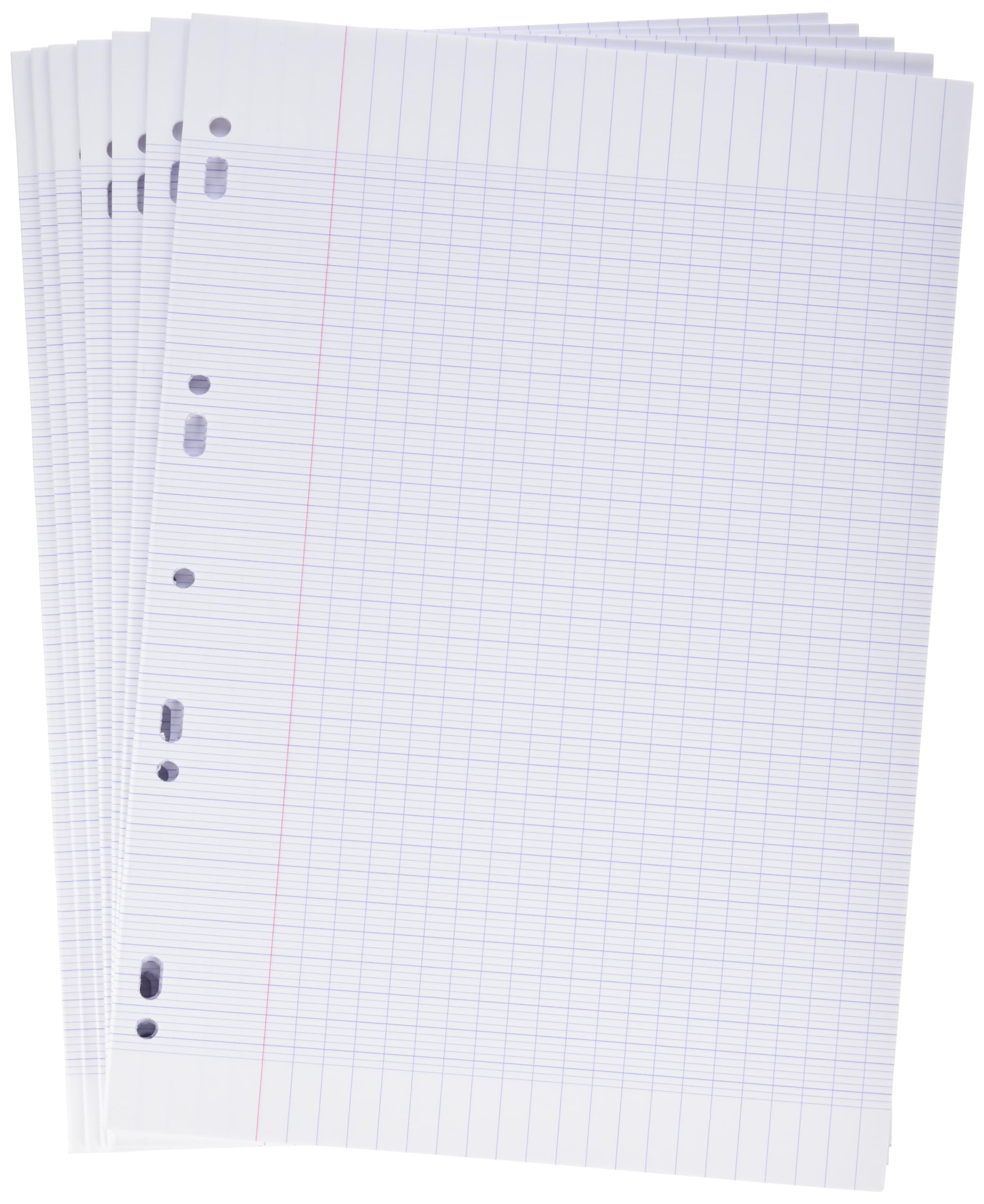 Clairefontaine 14711C - One Pack of Double Perforated Film Wrapped Sheets - Dimensions: A4 21x29.7 cm - 300 Seyes Ruled Pages - 90 g White Vellum Paper — image 1
