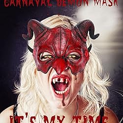 Alodidae Devil Demon Mask Half Face Scary Horn