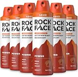 Rock Face Men Antiperspirant Deodorant Power Spicy Oriental 200ml 6pk