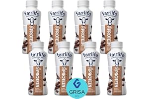 GRISA BOX FairLife Protein Shake, Lactose Free, Chocolate, 9 count, Packed with 30 Grams of protein, 2 grams sugar and essential nutrients, it's a delicious and convenient way to stay healthy on the go +GrisaBoxStickers