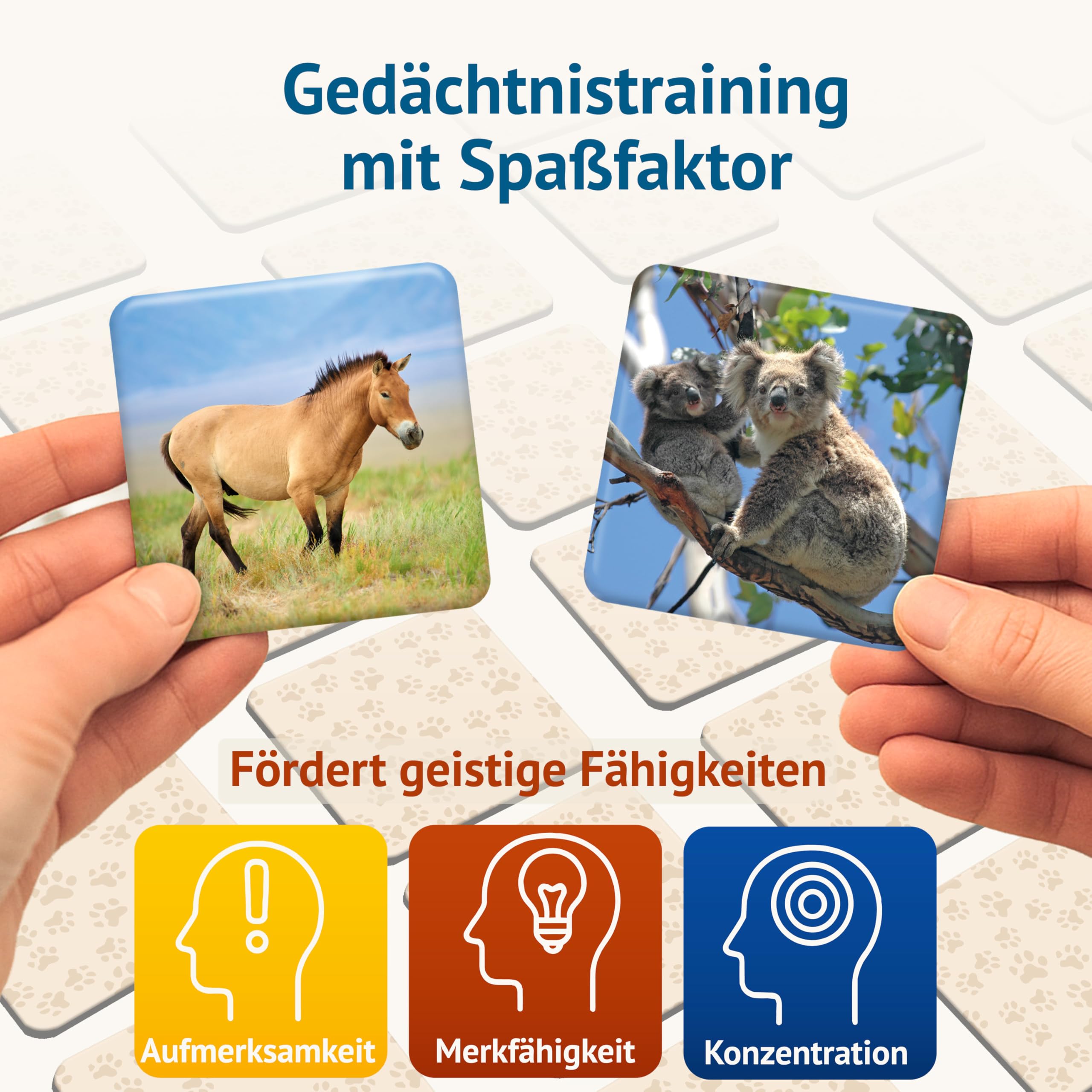 Starnberger Spiele - Einzigartig - Bedrohte Tierarten - Memospiel - Kartenspiel für Erwachsene und Kinder ab 6 Jahren - Geschenk für Tierliebhaber 5