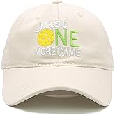 Pickleball Hat with Gift Box - Pickleball Gifts for Men Women - Washed Adjustable Embroidered Baseball Cap