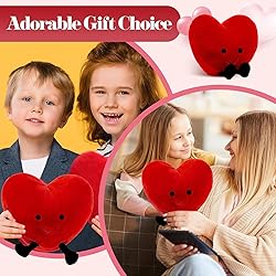 OYTlao Cute Red Heart Stuffed Plush, Red Heart