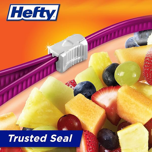 HEFTY SLIDER STORAGE BAGS, GALLON SIZE, 66 COUNT