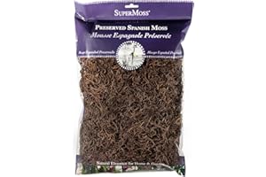 SuperMoss (26972) Spanish Moss Preserved, Coffee, 8oz (200 cubic inch)