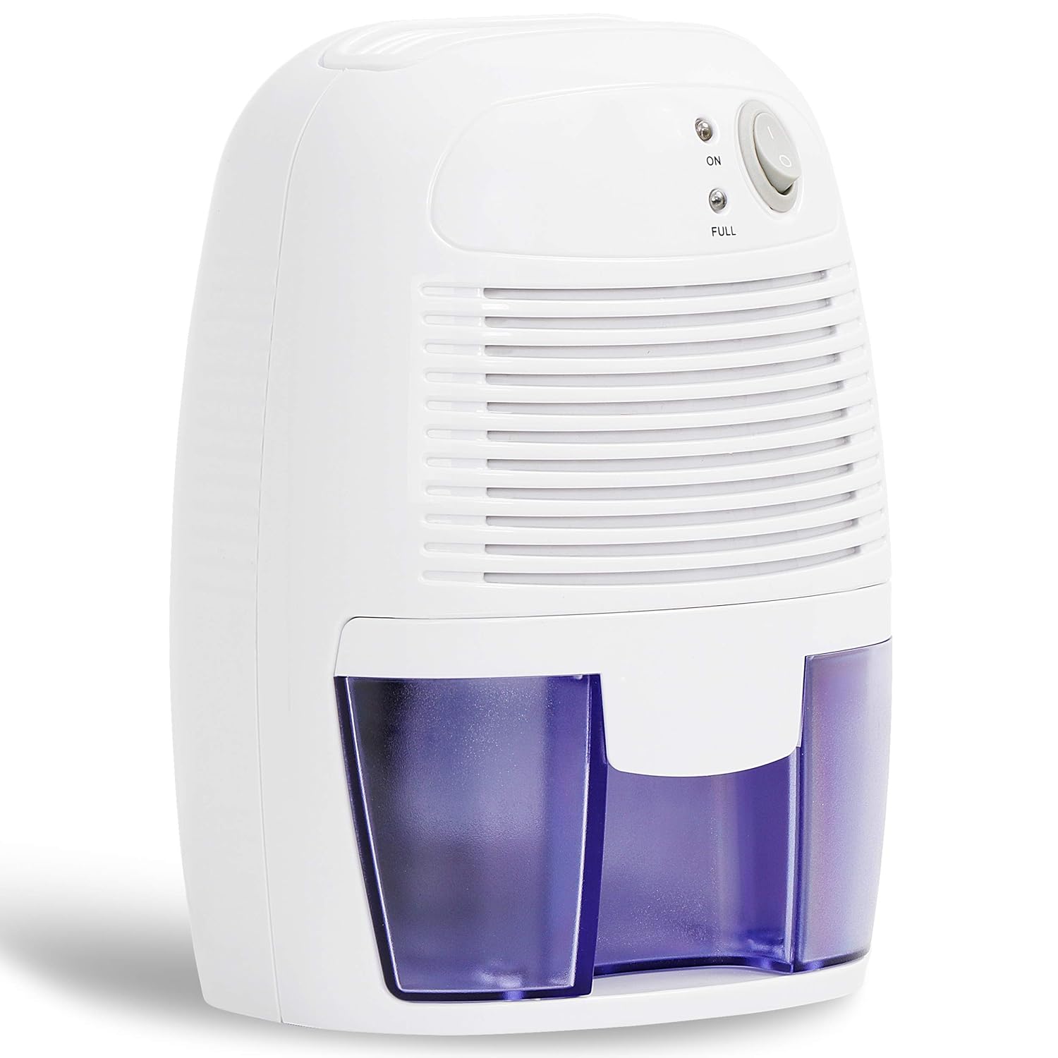 SUPER DEAL Dehumidifier for Small to Medium Rooms - Effortless Humidity Control - 1500 Cubic Feet - Auto Shut Off - Reduce Odor - Quiet Compact and Portable 500ml (16 oz) - Ideal for Basement, Bedroom