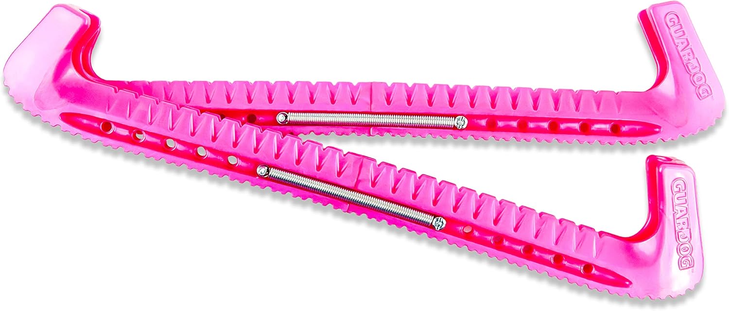 Proguard Sports Ice Skate Blade Covers, Deluxe Figure Skate Guards are Easy to Adjust and Can Be Trimmed to Fit, Versatile Skate Protectors for All Ice Skates 1 Pair, Pink Pearl : Hockey Protective Gear : Sports & Outdoors
