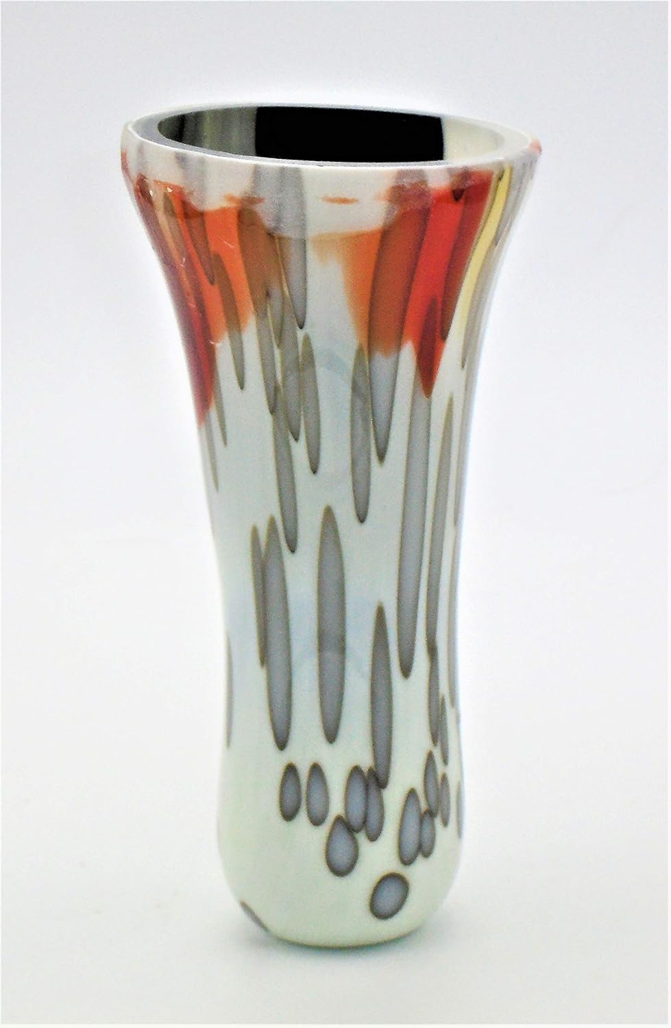 Amazon Com Decorative Tiny Vase Of French Vanilla Black Red Amber