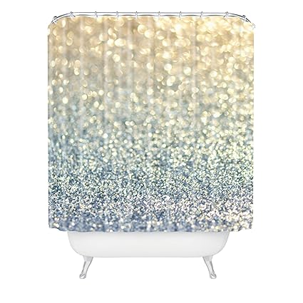 Deny Designs Lisa Argyropoulos Snowfall Shower Curtain, 69 x 72