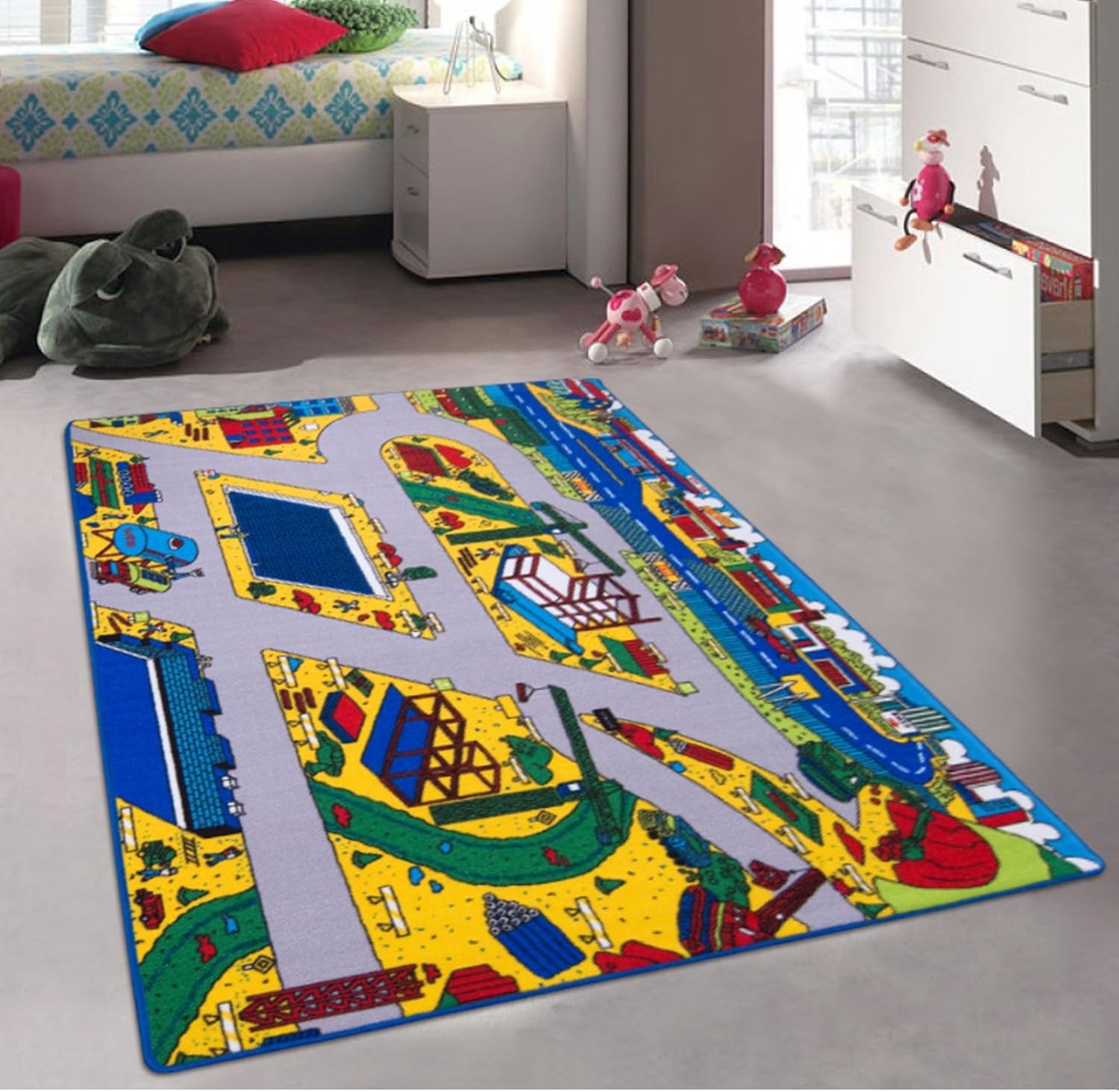 construction play rug