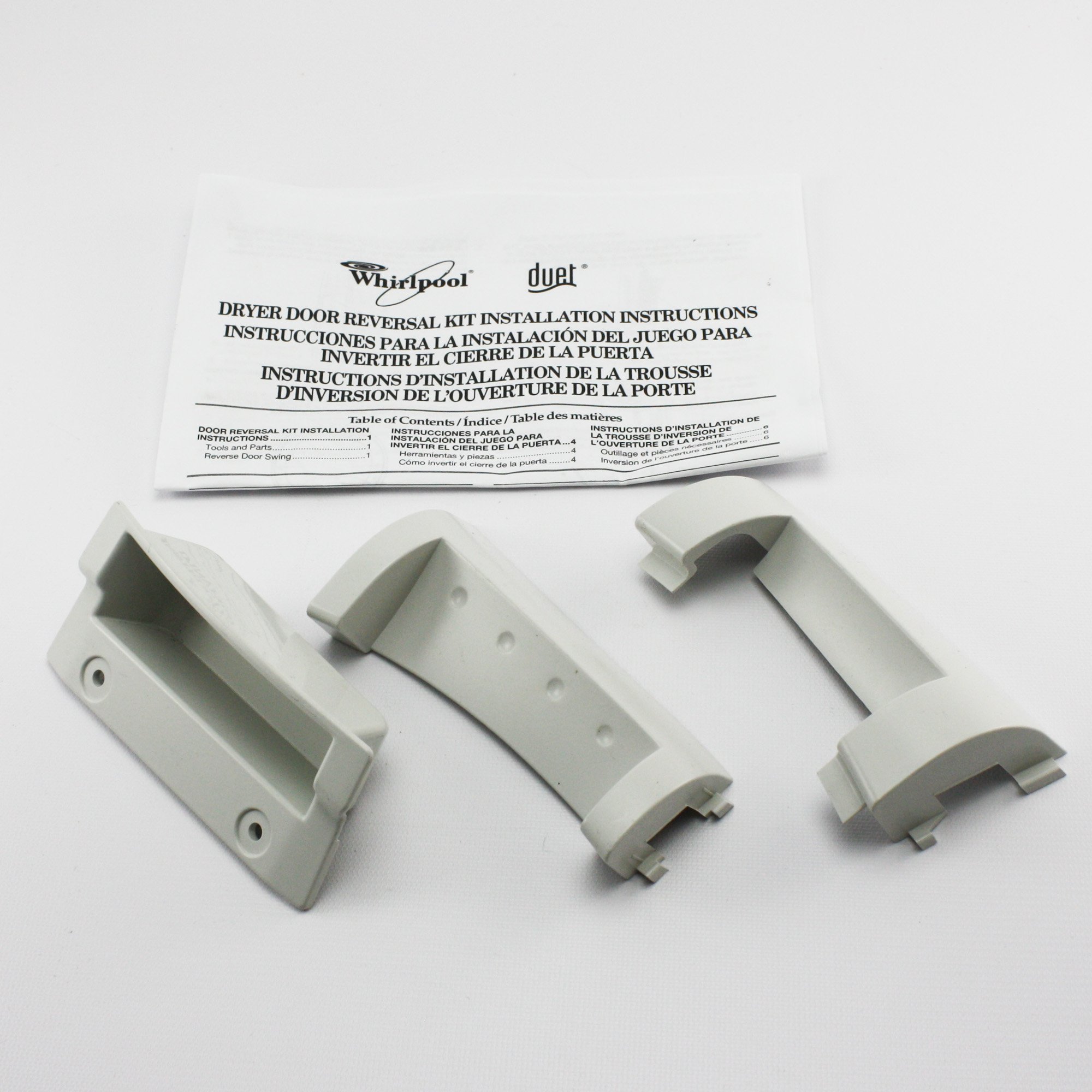 Whirlpool Duet Door Reversal Kit White Swiftsly
