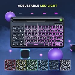 seenda Multi-Device Bluetooth Keyboard - Light Up