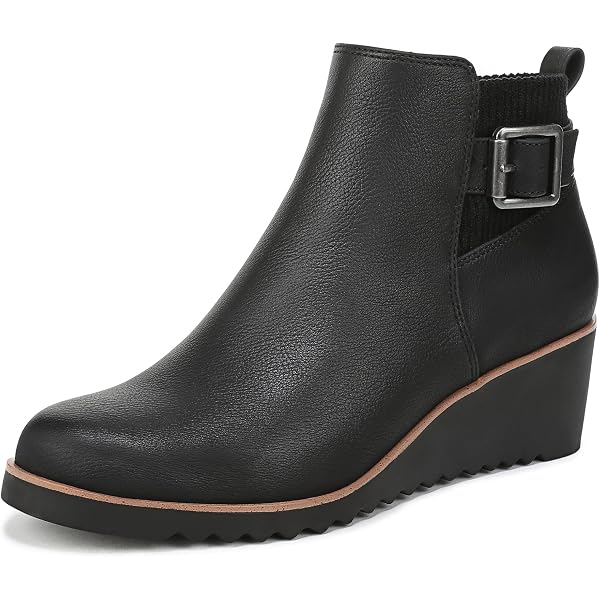 LifeStride Marilyn Stivaletti Donna – Tomaia In Microfibra Scamosciata, Tacco 6.4 Cm, Morbida Fodera, Colore Nero, Taglie Varie
