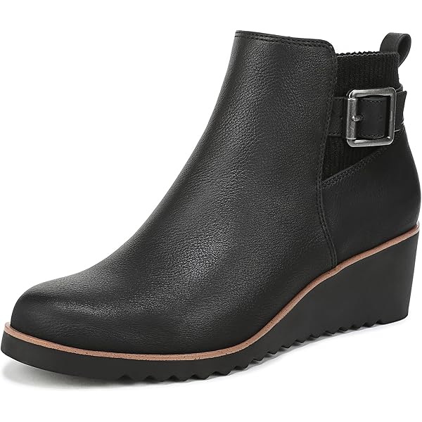 LifeStride Marilyn Stivaletti Donna – Tomaia In Microfibra Scamosciata, Tacco 6.4 Cm, Morbida Fodera, Colore Nero, Taglie Varie