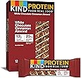 KIND Protein Bars, White Chocolate Cinnamon Almond, Gluten Free, 12g Protein,1.76oz, 12 count