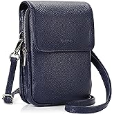 befen Genuine Leather Small Crossbody Bags for Women, Cell Phone Cross body Purse Bag with RFID Blocking Card Slots