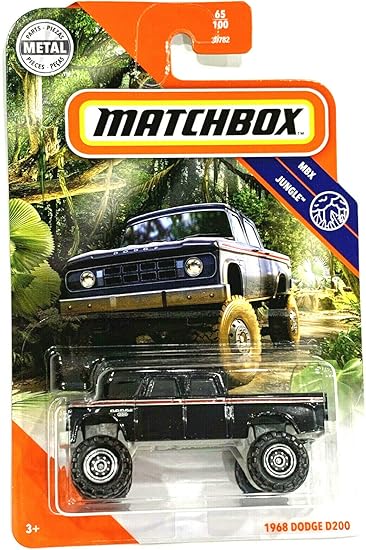 Matchbox MBX Jungle 1968 Dodge D200 