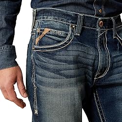 ARIAT Men’s M5 Slim Stretch Adkins Boot Cut Jean