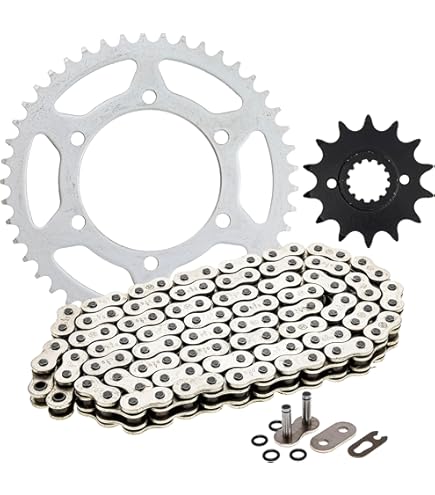Amazon.com: Caltric Green O-Ring Drive Chain & Sprockets Kit