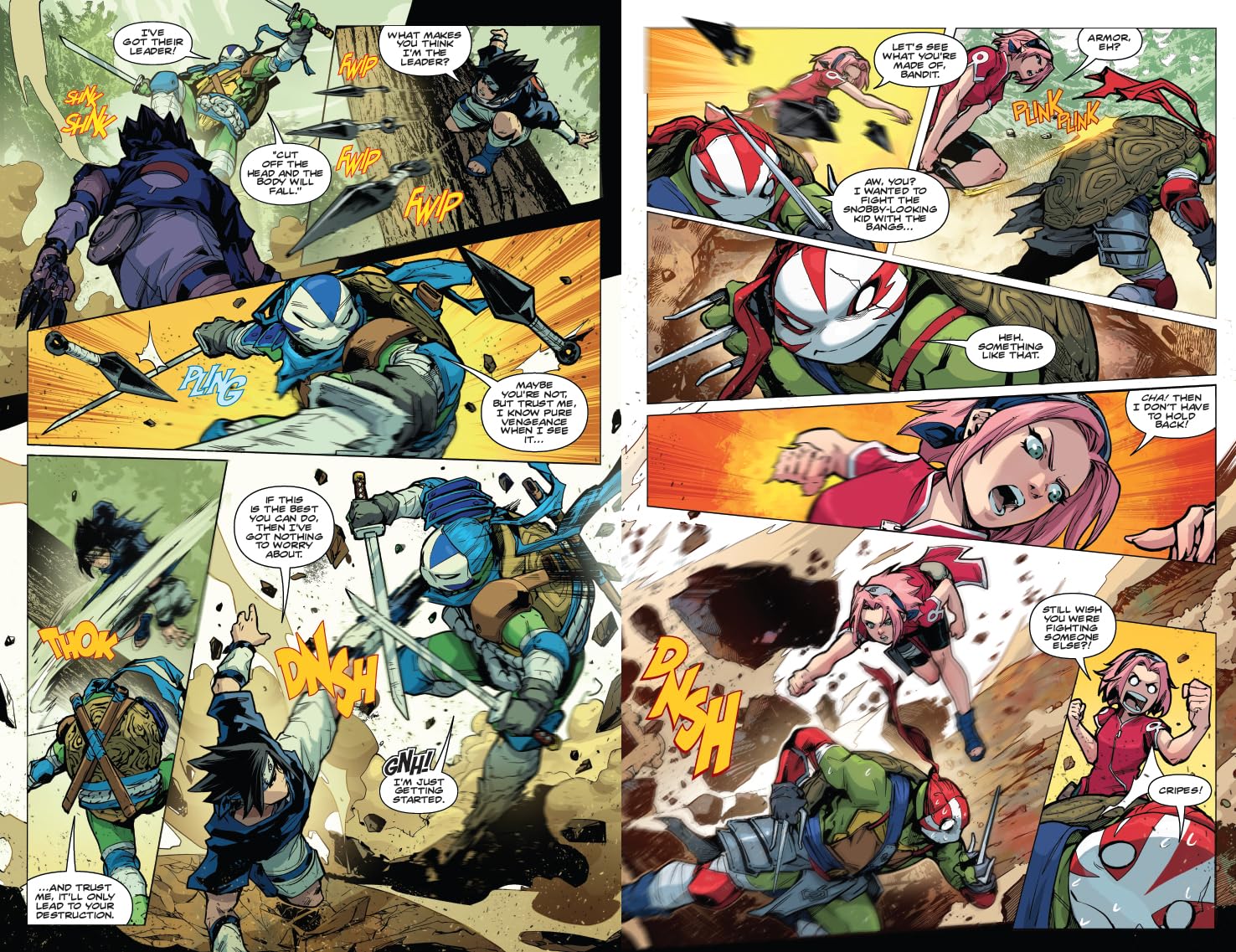 Teenage Mutant Ninja Turtles x Naruto