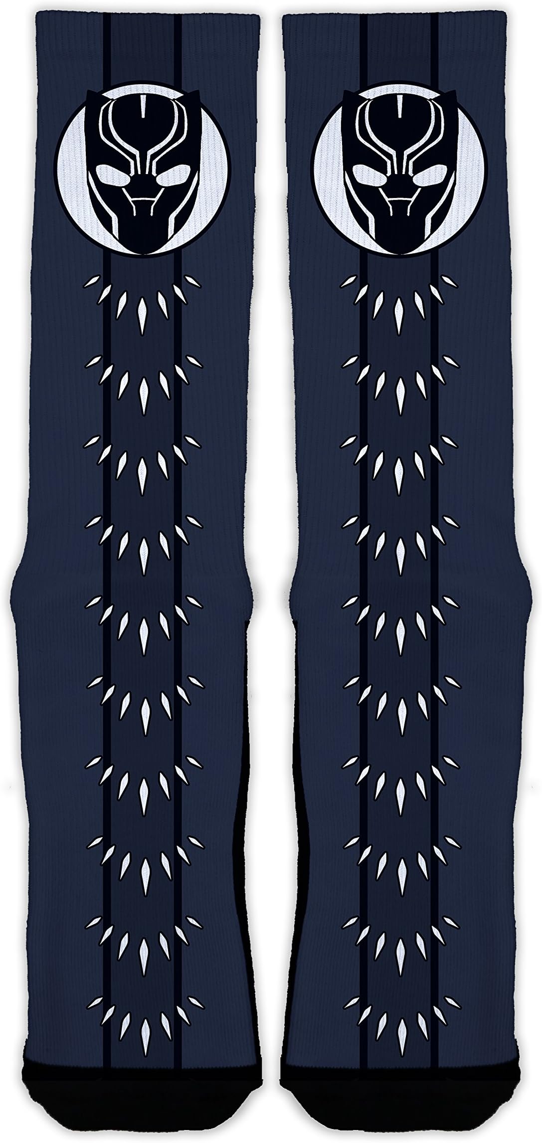 Avenger Inspired Black Panther League Ready Custom Socks