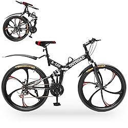 Outroad Folding Mountain Bike Foldable/Unfoldable
