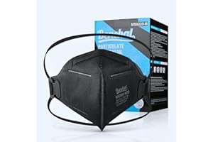 BENEHAL NIOSH Approved N95 Face Mask - Individually Wrapped - 5 Ply Breathable and Comfortable, 95% Filtration Efficiency
