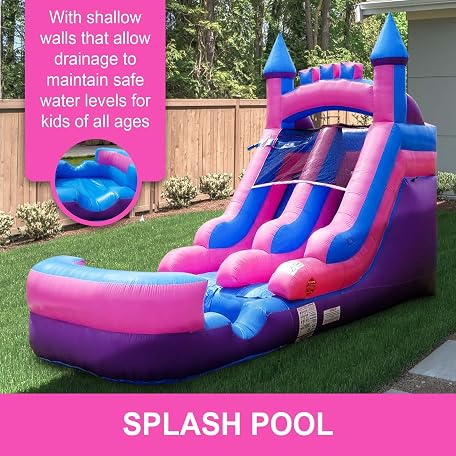 Inflatable Pool Stakes Mua Inflatable Water Slide for Kids & Toddlers with Inflatable Pool ...