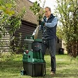 Bosch AXT 25 D Quiet Garden Shredder 2500 W 53L Collection Box 40 mm view 2