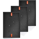 HSIAMEN HRFSS1 Smoke Filter S Compatible with Honeywell Air Purifier Filter S HPA3000 PowerPlus and HPA5000 Series Model HPA3100/3200/3300/5100/5200/5300, 3-Pack