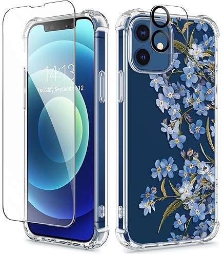 Amazon.com: GYZYA for iPhone 12 Case and iPhone 12 Pro Case