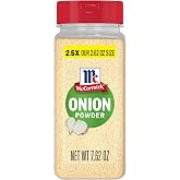 McCormick&reg; Onion Powder, Made with Fresh Whole Onions, 7.62 oz | Onion powder for cooking and meal prep; use to replace chopped onion in soups, dips, marinades, rubs, and weeknight meals