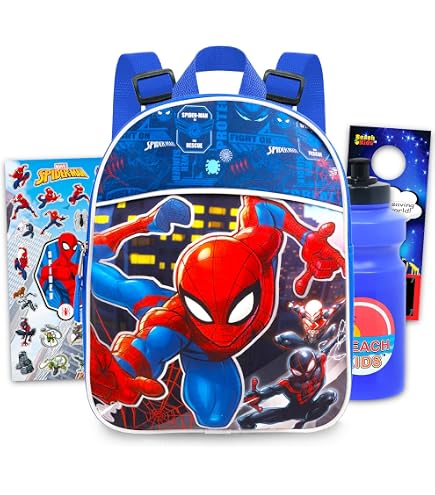 Spiderman Mini Backpack for Boys Bundle - 11