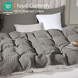 PHF 100% Cotton Waffle Weave Blanket King