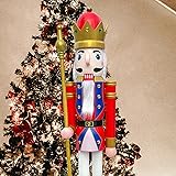 CDL 5ft Tall Life-Size Red Christmas Wooden