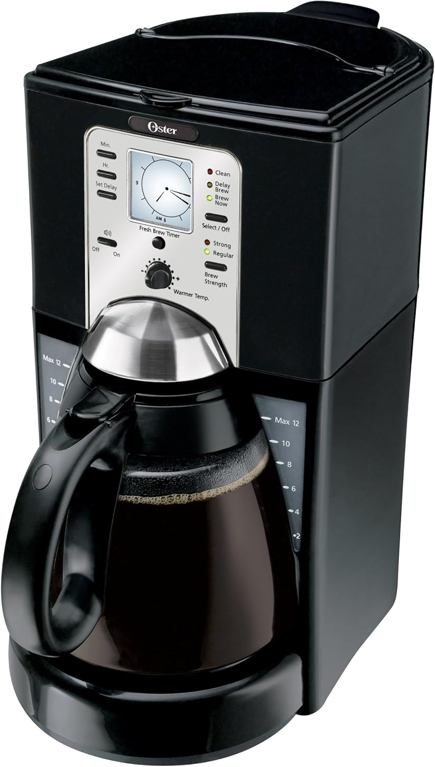 Oster 12Cup Programmable Coffee Maker, Black Amazon.ca Home & Kitchen