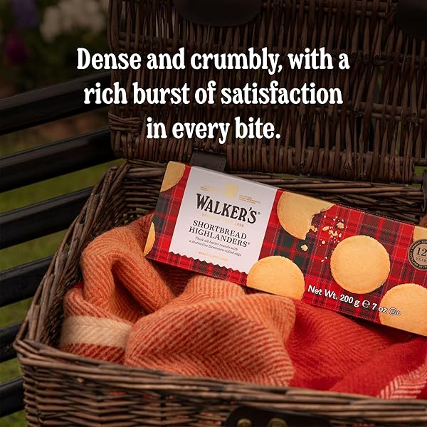 WALKER’S SHORTBREAD HIGHLANDERS, PURE BUTTER SHORTBREAD COOKIES, 7 OZ BOX