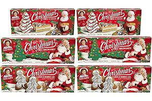 Little Debbie Christmas Variety Double Bundle, 6 Assorted Christmas Snacks Boxes